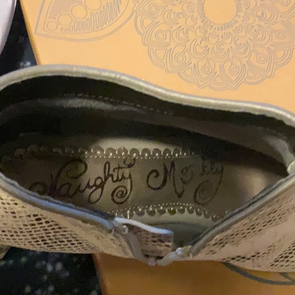 Naughty Monkey Kuda Multi Color Snake Print Leather Wedge Bootie Size 9.5, NIB - Picture 16 of 16